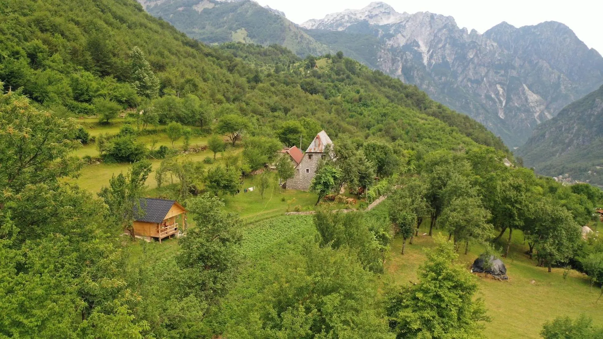 Gasthof Hotel Bujtina Shkambi Theth Albanien